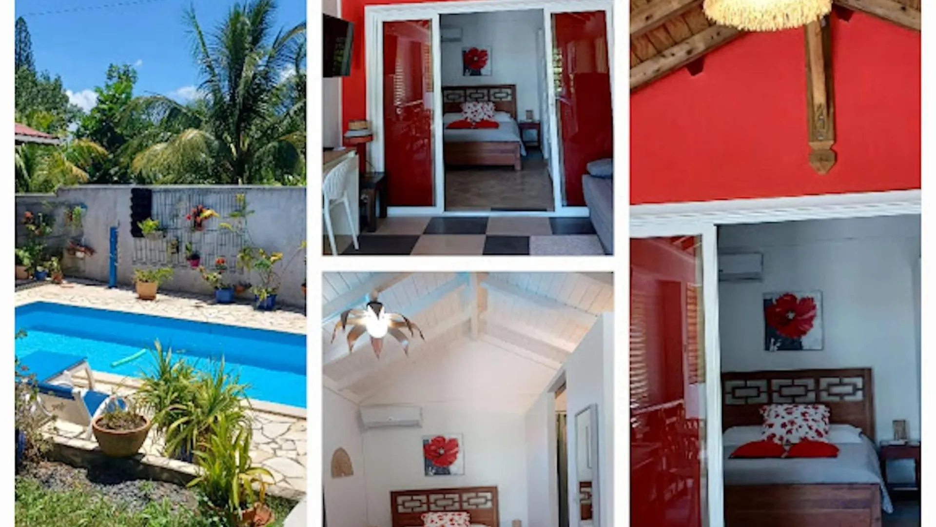 Charmant Bungalow A Baie-Mahault Avec Piscine Privee בית נופש